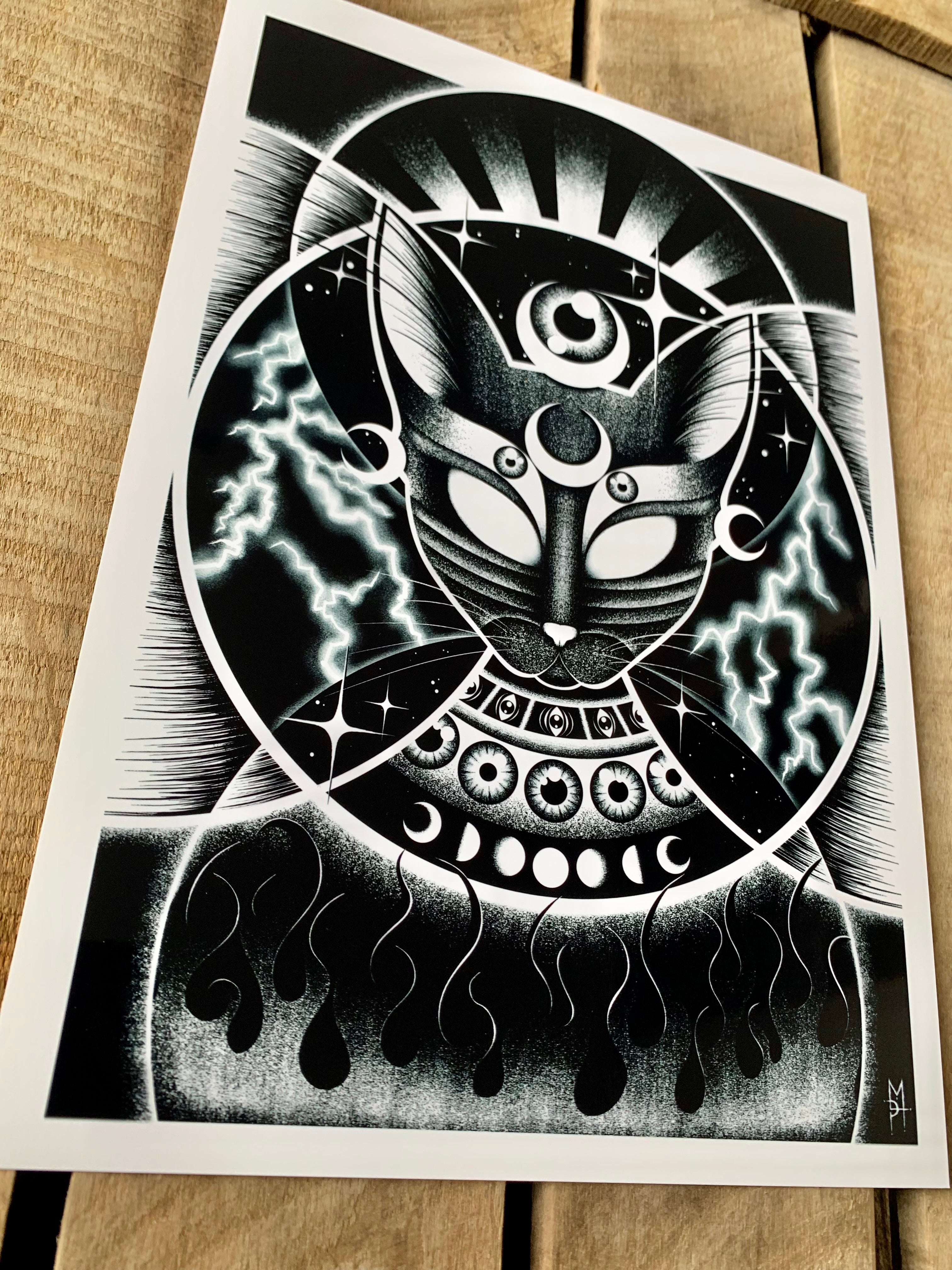 Bastet (fond blanc)