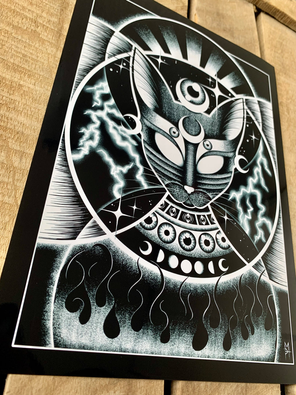 Bastet (fond noir)